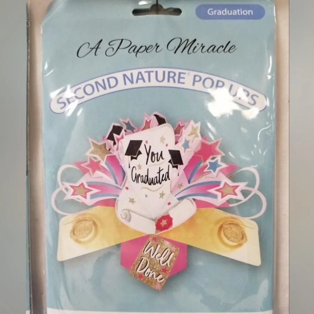 Graduation Pop Up Greeting Card 3D - Well Done
